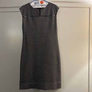 Banana republic striped sheath dress